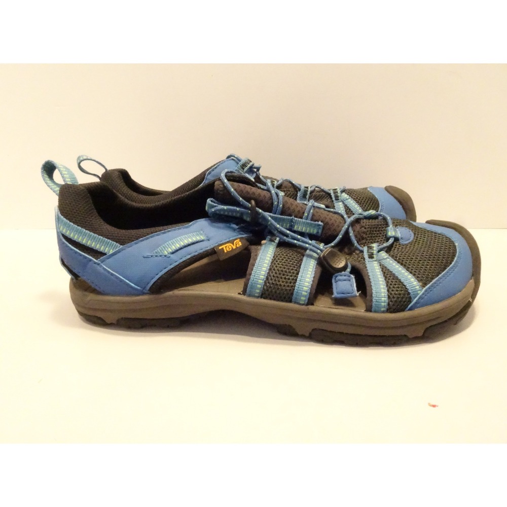 Teva Manatee Blue Black Hiking Water Sandals Shoes 1019403Y Youth 7
